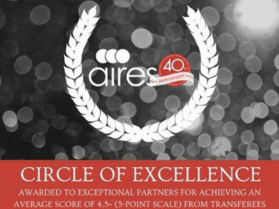 AVE RECEIVES AIRES CIRCLE OF EXCELLENCE AWARD